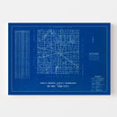 Vintage Map of Rush County, Indiana 1936