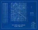 Vintage Map of Rush County, Indiana 1936