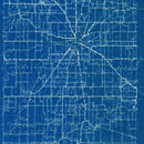 Vintage Map of Shelby County, Indiana 1936