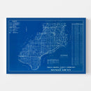 Vintage Map of Spencer County, Indiana 1936
