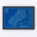 Vintage Map of Spencer County, Indiana 1936