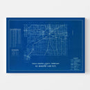 Vintage Map of St. Joseph County, Indiana 1936