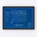 Vintage Map of St. Joseph County, Indiana 1936