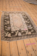 3x4 Vintage Distressed Oushak Square Rug