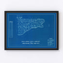 Vintage Map of Switzerland County, Indiana 1936