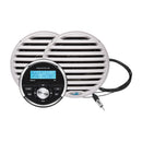 Aquatic AV GP1 Gauge Stereo  Economy 6.5" Speakers - White (Pair)
