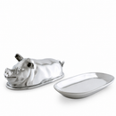 Pig Butter Dish by Arthur Court Designs