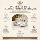Pig Butter Dish by Arthur Court Designs