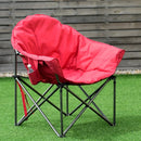 Oversized Folding Camping Moon Chair with Cup Holder by LJGDeals
