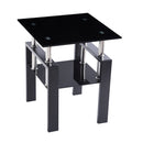 Tempered Glass Table With Storage by HouseOfZazla
