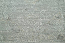4x6 Tone on Tone Gray Hand Knotted Tibetan Wool/Bamboo Silk Transitional Oriental Area Rug