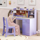 Kids Study Desk and Chair Set Student Table and Chair