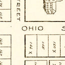 Vintage Map of Terre Haute, Indiana 1923
