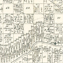 Vintage Map of Menard County, Texas 1879