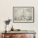 Vintage Map of Jefferson, Oklahoma 1872