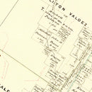 Vintage Map of Kinney County, Texas 1876