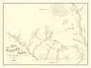 Vintage Map of Kinney County, Texas 1876