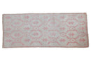 2.5x6.5 Vintage Distressed Oushak Rug Runner