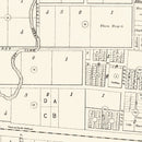 Vintage Map of Abilene, Texas 1885