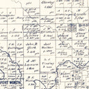 Vintage Map of Tarrant County, Texas 1885