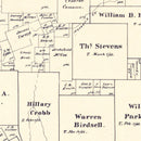 Vintage Map of Walker County, Texas 1889