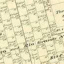 Vintage Map of Upton County, Texas 1889