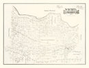Vintage Map of Wichita County, Texas 1889