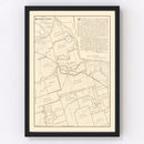 Vintage Map of Wilbarger County, Texas 1887
