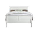 Louis Philippe White Finish 2PCS Bedroom Set (E. King)