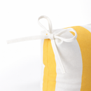 Outdoor Chair Cushions Set of 2, 19 x 19 x 4 Inch Tufted Seat Cushions with Ties by HouseOfZazla