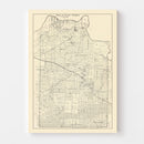 Vintage Map of Clay County, Texas 1882