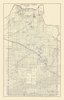 Vintage Map of Clay County, Texas 1882