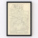 Vintage Map of Clay County, Texas 1882