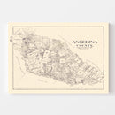 Vintage Map of Angelina County, Texas 1899