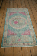 2x4.5 Vintage Distressed Oushak Rug Runner