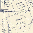 Vintage Map of Camp County, Texas 1897
