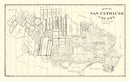 Vintage Map of San Patricio County, Texas 1896