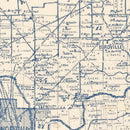 Vintage Map of Tarrant County, Texas 1895