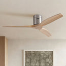 Low Profile Flush Mount Ceiling Fan Without Light by HouseOfZazla