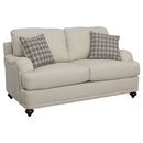 Anderson - 2 Piece Cushion Back Living Room Set - Gray by HouseOfZazla