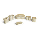 Elegant Natural Marble Bathroom Accessories Set by HouseOfZazla