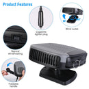12V 150W Portable Car Heater & Fan | 2-in-1 Defroster/Demister