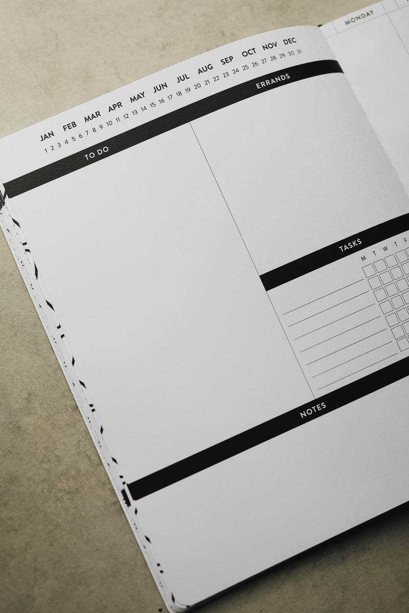 8x10 Undated Planner - Leaves Edition