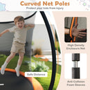 10FT Outdoor Trampoline Heavy-Duty Recreational Trampoline with Safety Enclosure Net by LJGDeals