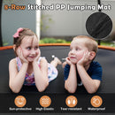 10FT Outdoor Trampoline Heavy-Duty Recreational Trampoline with Safety Enclosure Net