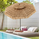 10 FT Tiki Patio Umbrella with 2-Tier Vented Canopy by LJGDeals