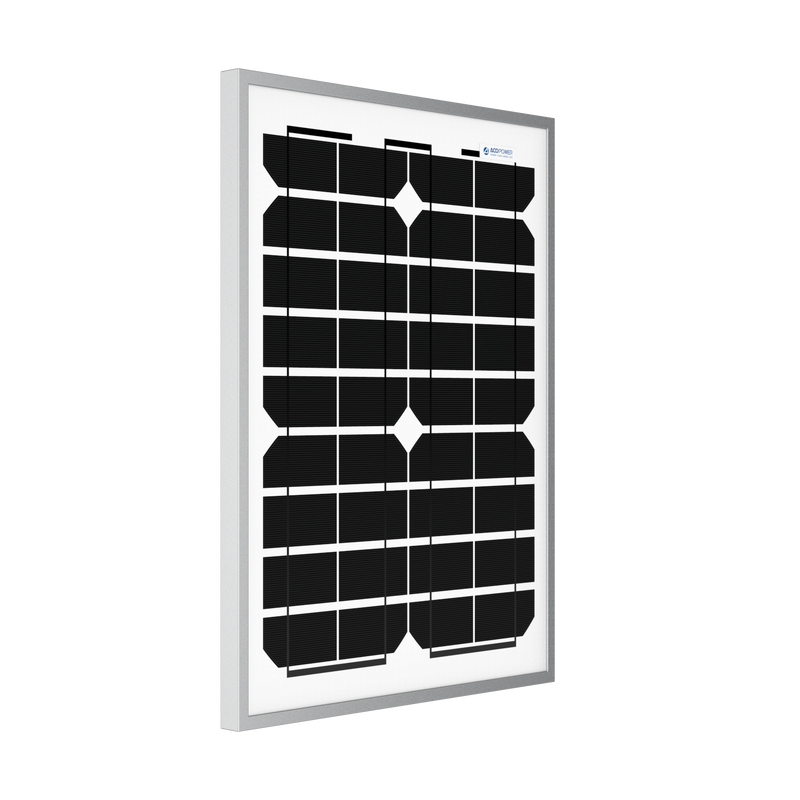 ACOPower 20 Watt Mono Solar Panel for 12 V Battery Charging, Off Grid