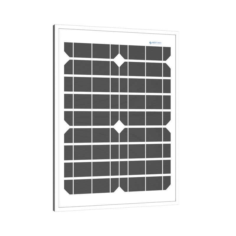 ACOPower 20 Watt Mono Solar Panel for 12 V Battery Charging, Off Grid