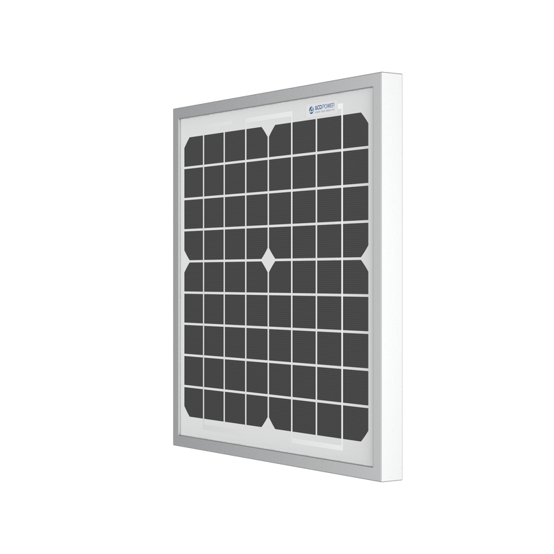 ACOPower 10W Mono Solar Panel for 12V Battery Charging RV Boat, Off Grid