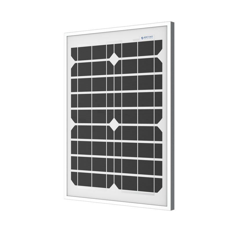 ACOPower 20 Watt Mono Solar Panel for 12 V Battery Charging, Off Grid